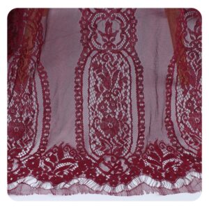 Wholesale High Quality 100% Nylon Luxury Lace Fabric for Dress Wedding