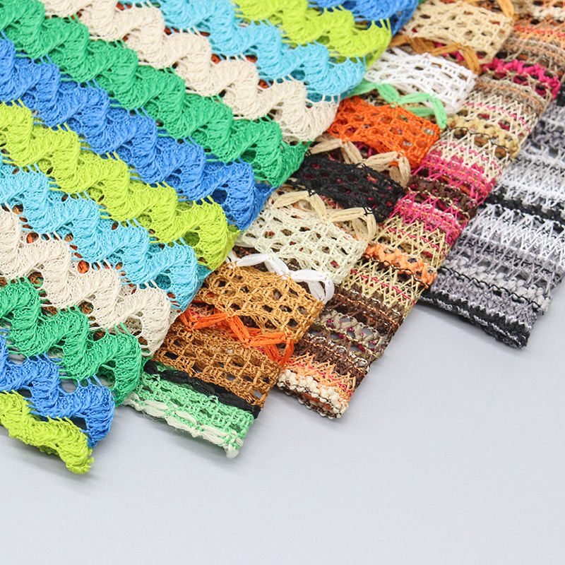 Factory Wholesale Lace Material African Lace Fabric Holiday Crochet Fabric for Dress