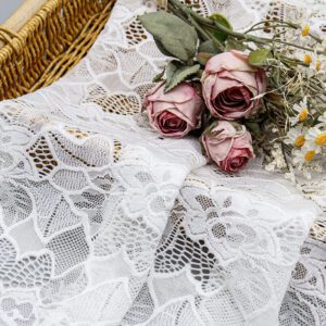 Breathable 4-Way Stretch Nylon Spandex Fabric - 150cm Wide 15cm Floral Print for Yoga Wear Swimwear