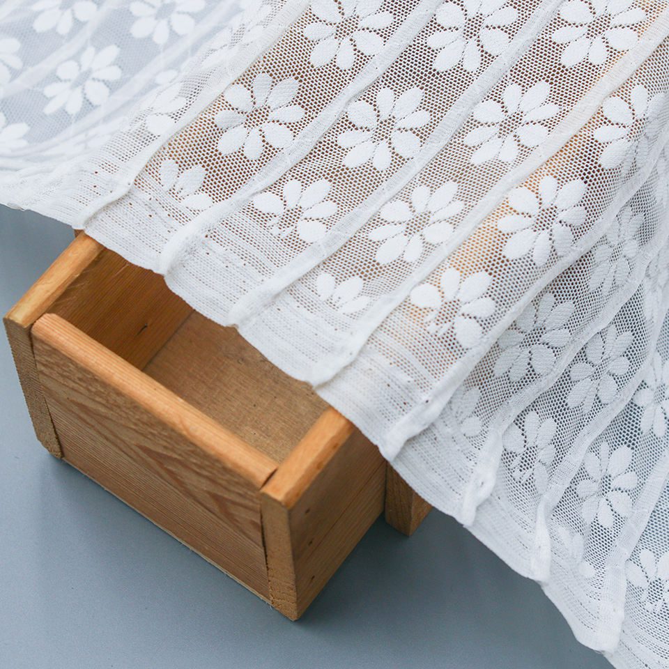 Top Quality Flower Light Mesh Elastic Lace Fabric Bridal Fabric for Garment