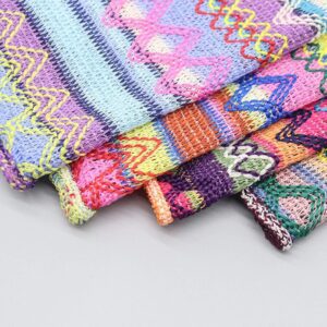 Promotional Top Quality Mesh Lace Fabric Multicolor Lace Crochet Fabric for Clothing