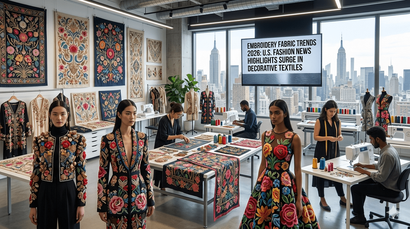 Embroidery Fabric Trends 2026