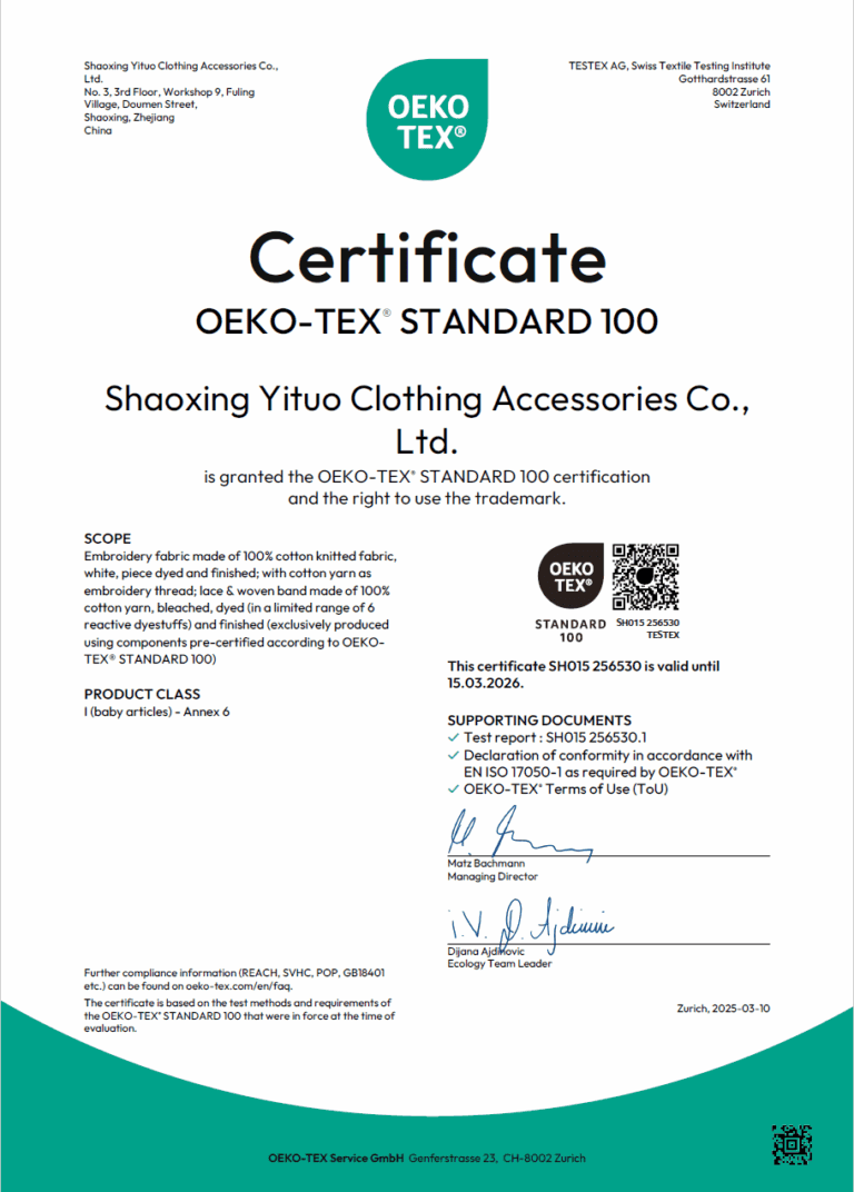 OEKO Certification
