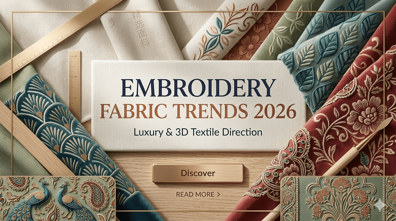 Embroidery Fabric Trends 2026