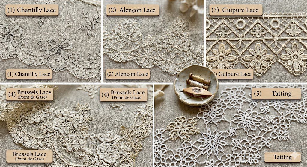 Types of Embroidery Fabric: A Complete Sourcing Guide for 2026 3 Specialty Lace Fabric Varieties