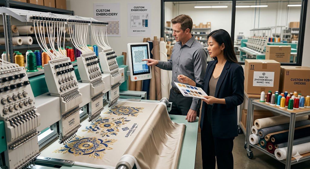 Custom Embroidery Fabric for Fashion Brands Case Study