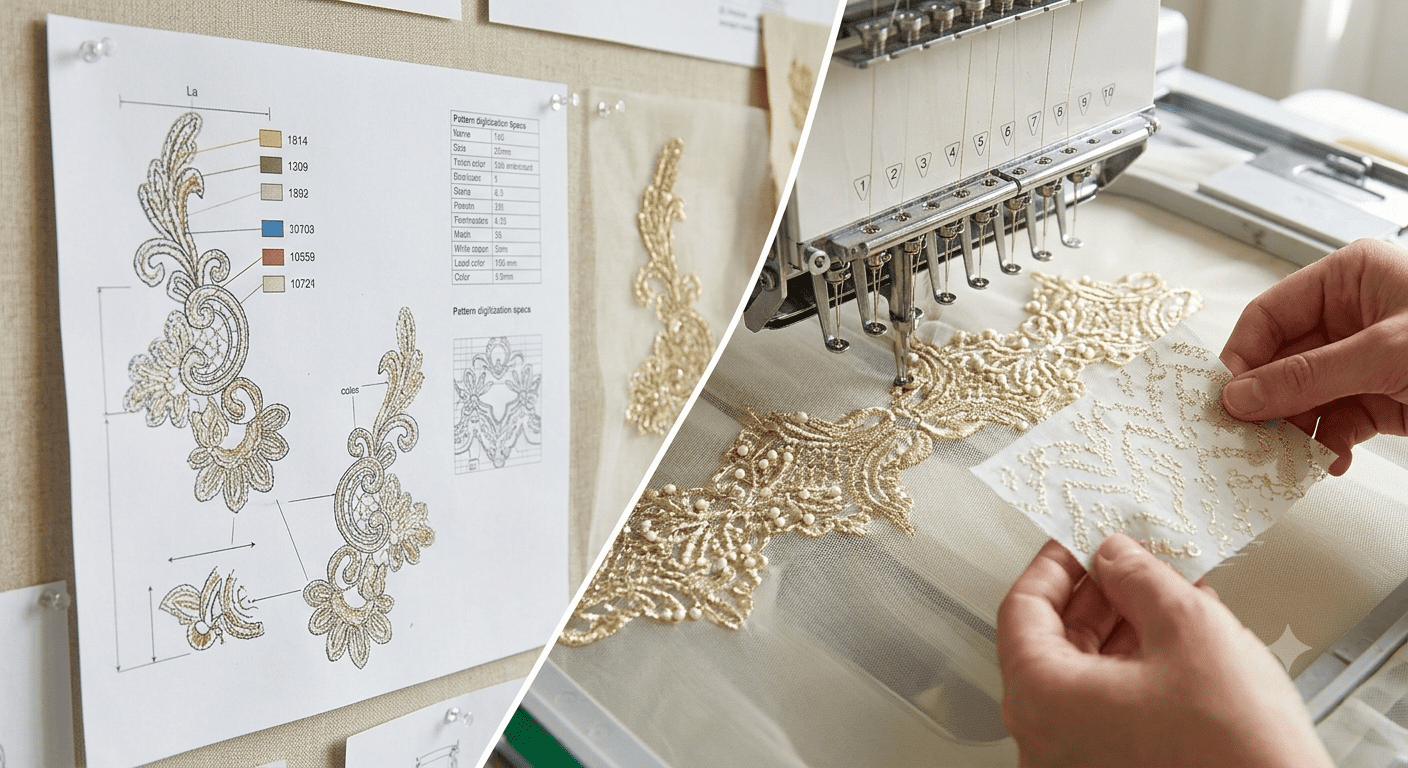 From Design to Production: Embroidery Fabric Workflow