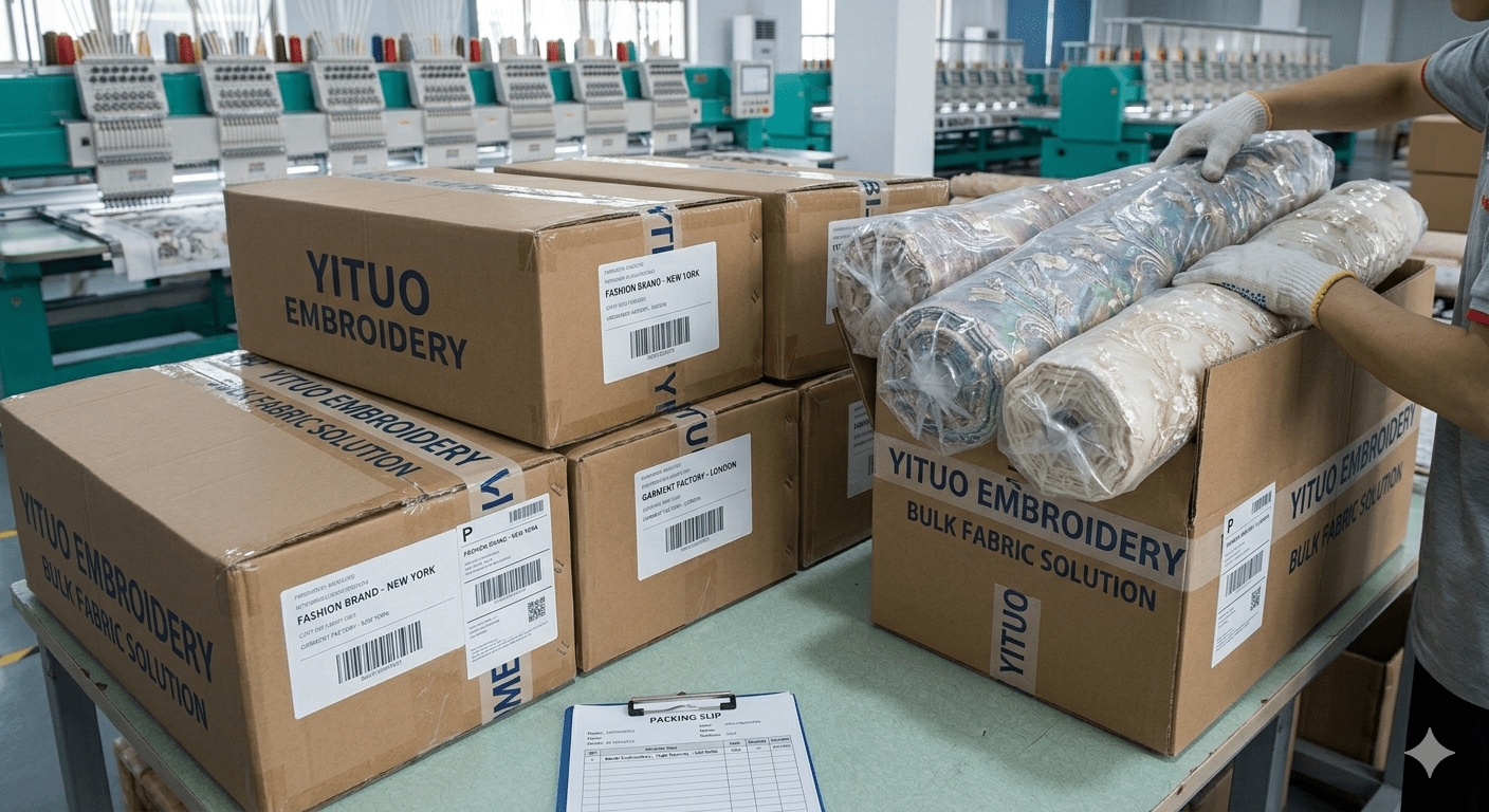 Bulk Order Embroidery Fabric Solution