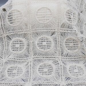 Ivory Cotton Guipure Lace Fabric