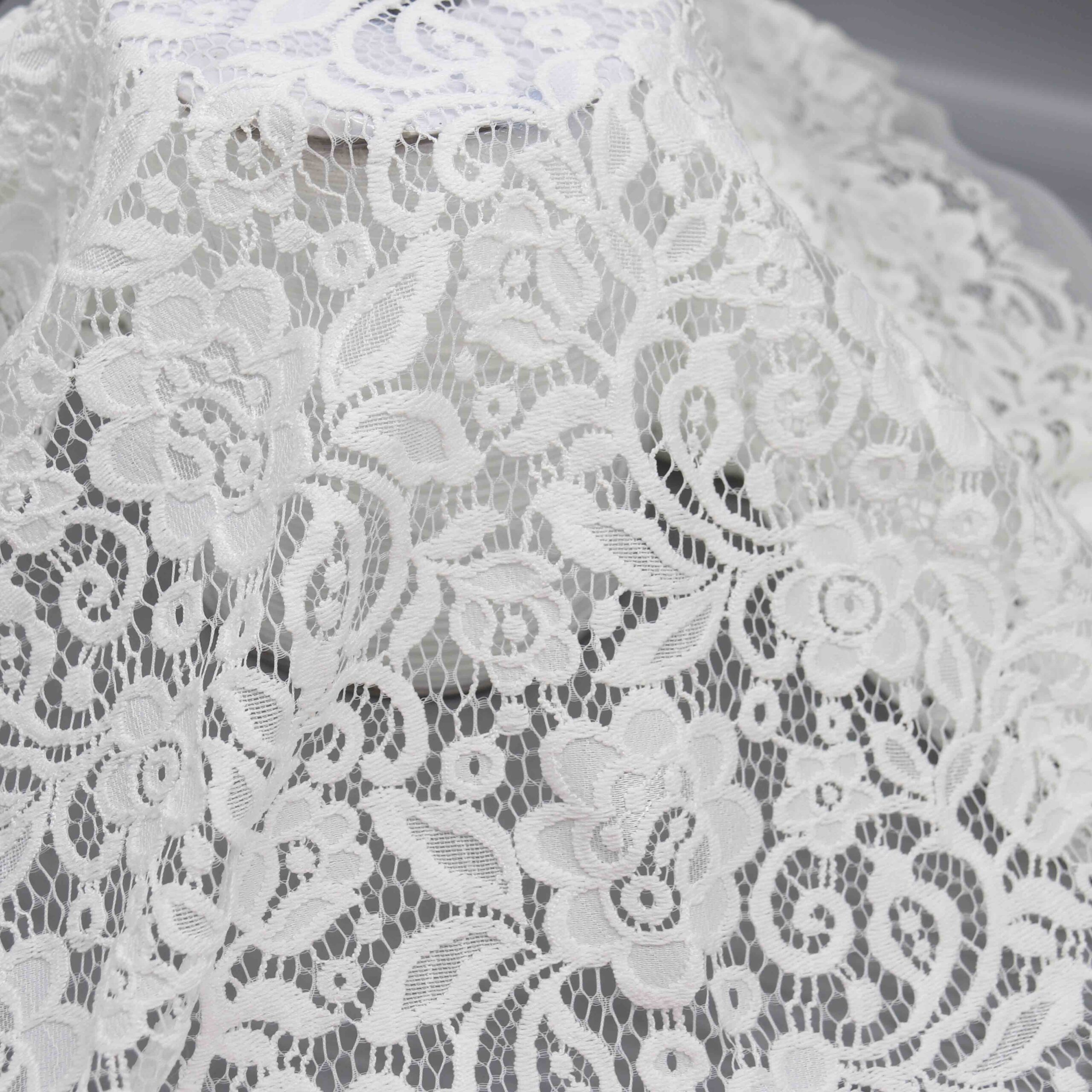 Off-White Floral Guipure Lace Fabric | Premium Couture Textiles 7 Off-White Floral Guipure Lace Fabric