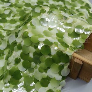Premium Sage Green Ombre Sequin Fabric by Yard | YT26077-2