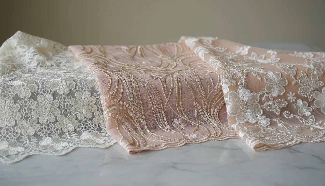 A Guide to High-End Embroidery Fabric Techniques: Schiffli, Cord, and Beyond 2 A Guide to High-End Embroidery Fabric Techniques: Schiffli, Cord, and Beyond