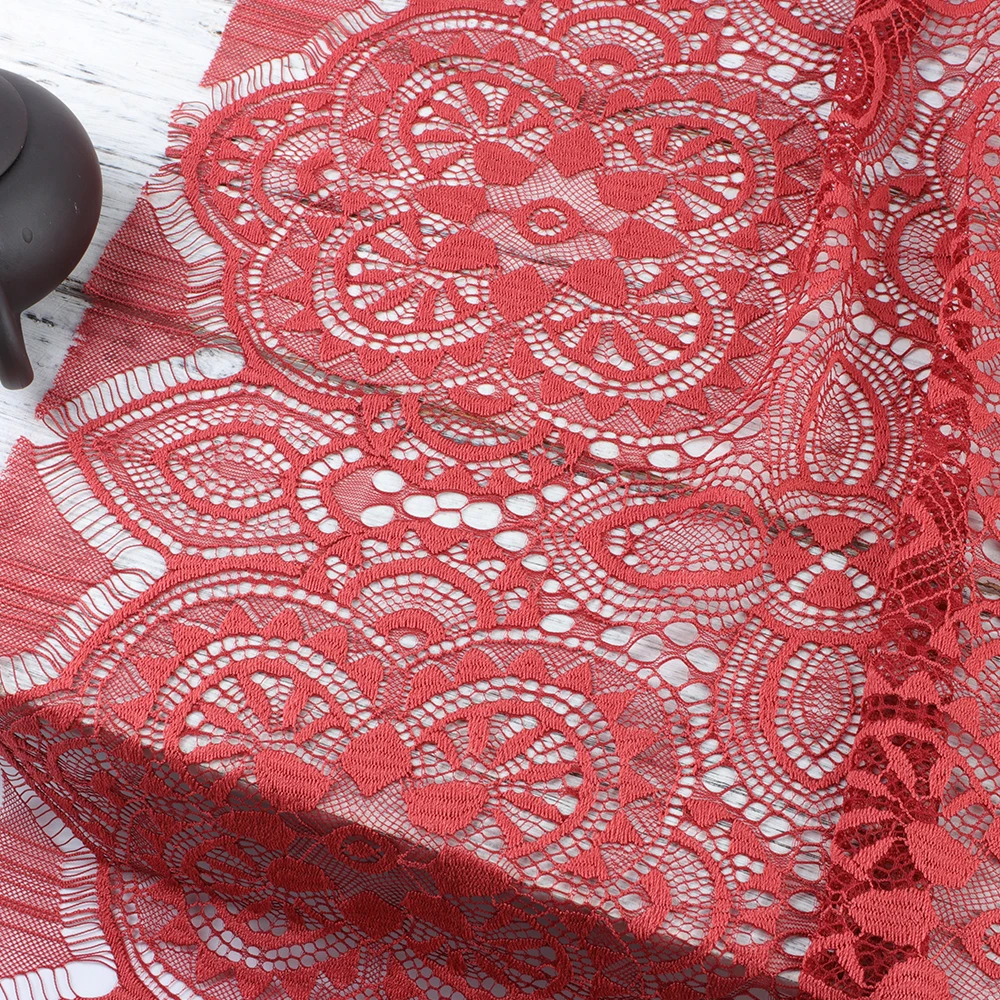 Wholesale High Quality Embroidery 100% Nylon Luxury Tulle Lace Fabric for Dress Wedding