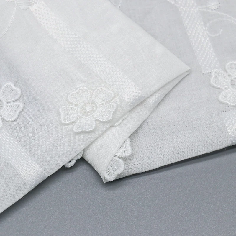 Best Selling 3d Embroidery Fabric Milk Fiber Lace Bridal Fabric for Wedding Dress
