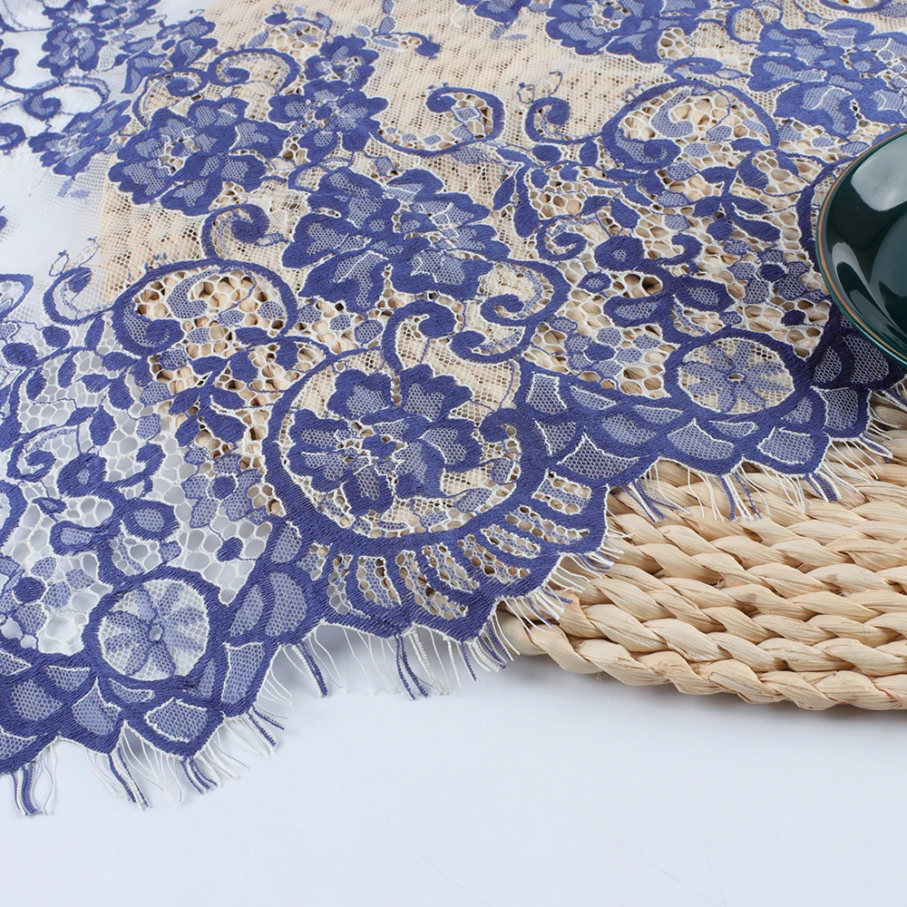 Latest Style Net Lace Mesh Fabric Silk Tulle Chantilly Lace Fabric for Wedding Dress