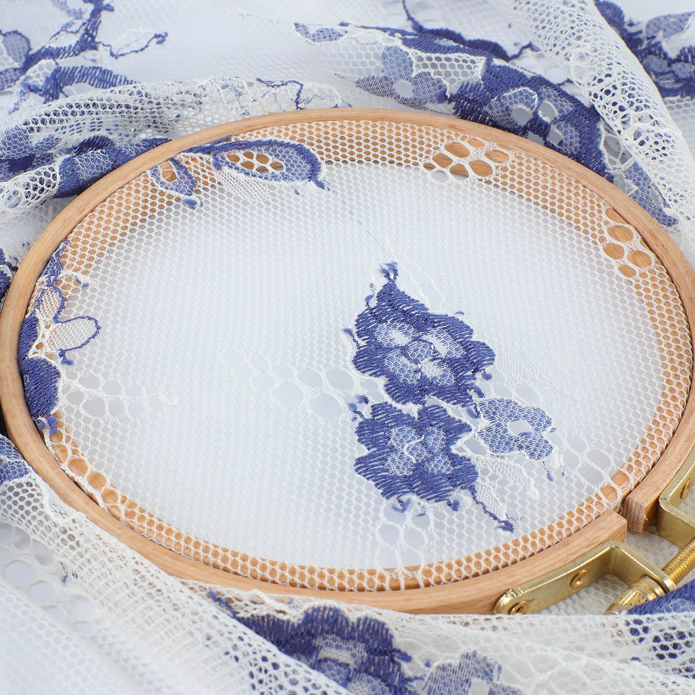 Latest Style Net Lace Mesh Fabric Silk Tulle Chantilly Lace Fabric for Wedding Dress