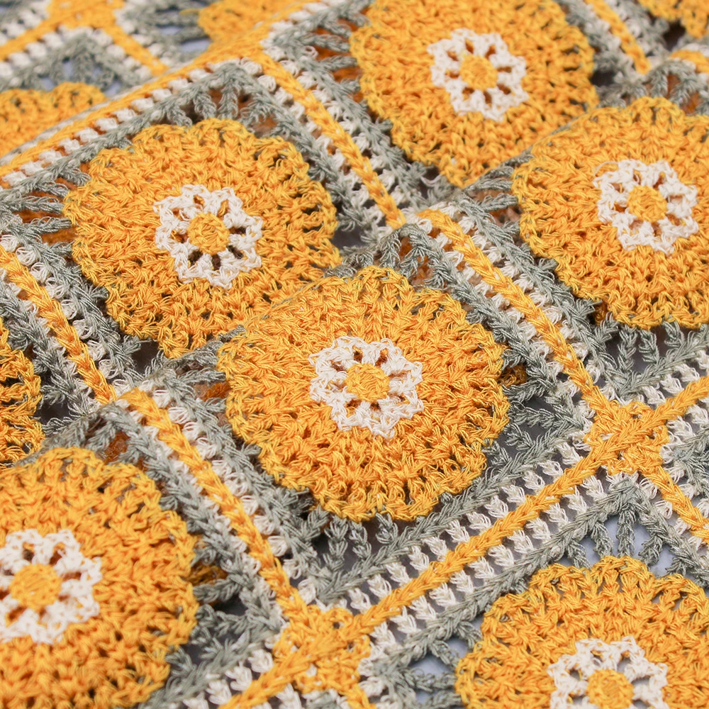 New Design Flower Polyester Cotton Water Soluble Guipure Embroidery Crochet Fabric for Dress