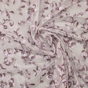New Design Mesh Embroidery Luxury Lace Fabric pink French Lace Wedding Dress Fabric for Woman Clothing