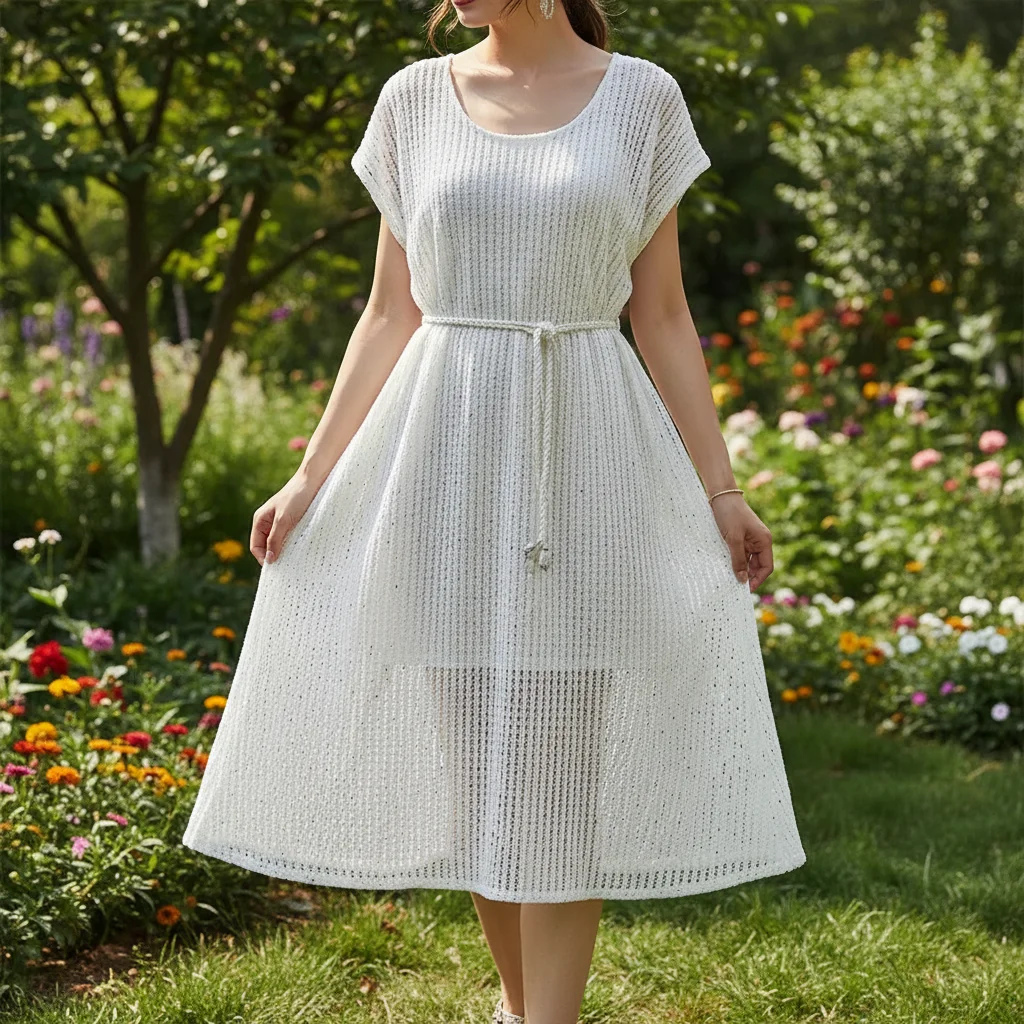 Hot Selling Luxury Stretch Crochet Lace Fabric – 145cm Wide Net Mesh Fabric for Bodycon Dresses, Fashion Garments & Evening Wear