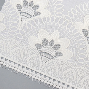 Factory Wholesale Eyelet Embroidery Tulle Fabric Polyester Cotton swiss Lace Fabric for Dress
