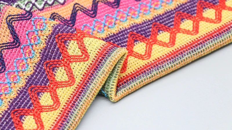 Promotional Top Quality Mesh Lace Fabric Multicolor Lace Crochet Fabric for Clothing
