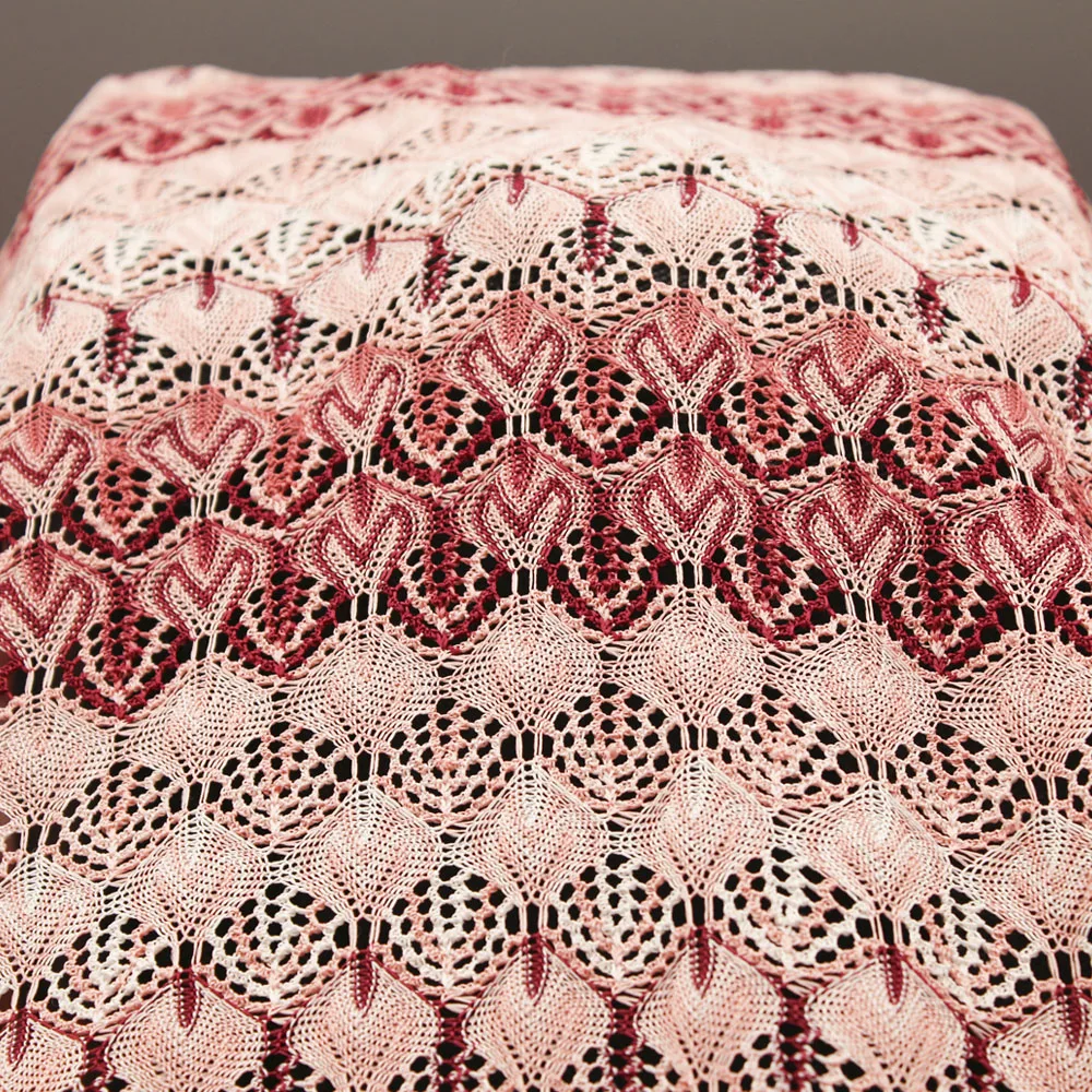 Large Stock Soft French Geometric Eyelet Tulle Lace Fabric – 100% Polyester Embroidered Mesh for Fashion Dresses, Skirts & Tops