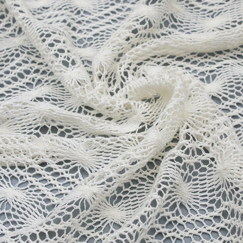 New Arrival Customized Tulle Luxury 100% Cotton Soft Crochet Lace Fabric for Dress 11 New Arrival Customized Tulle Luxury 100% Cotton Soft Crochet Lace Fabric for Dress