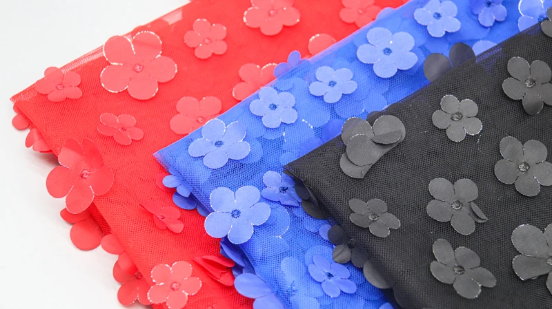 Fashion Designer Floral Fabric Classic Blue Lace Fabric Colorful for Dress 11 fee58a2d3fc7e66d8e4f983542fb4852